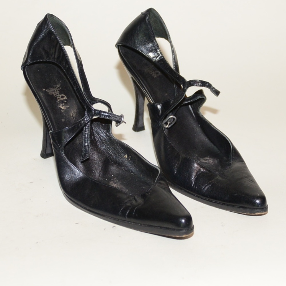 Ballistic sling back womens heel shoes size 7 1/2